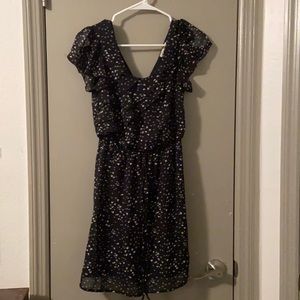Black and White Heart Mini Dress